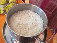kochkurs-11Juli2018-23  Der Reis ist gekocht und locker